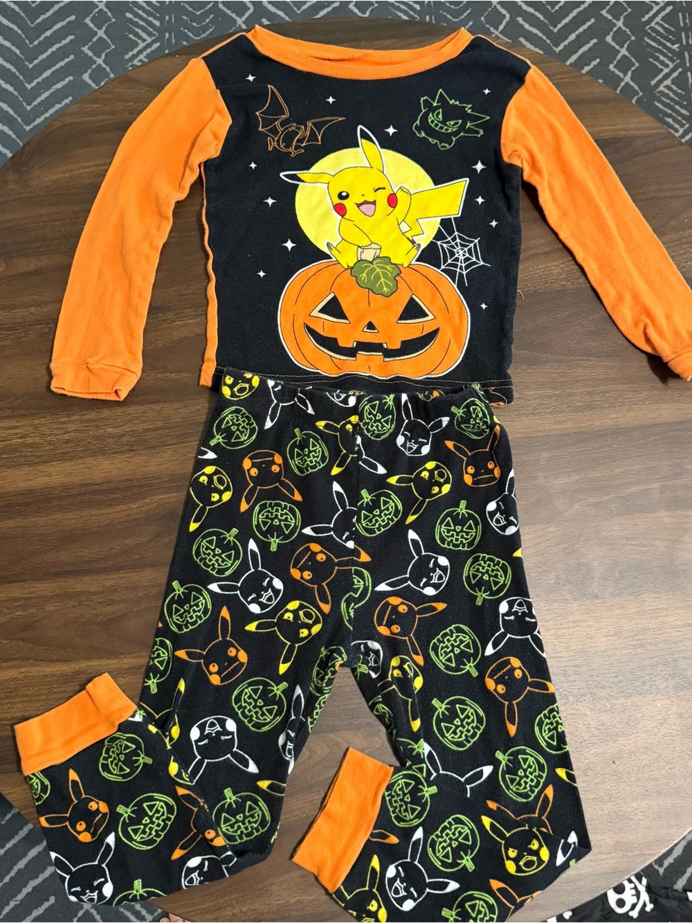 Boys Pokemon pikachu Halloween pajamas